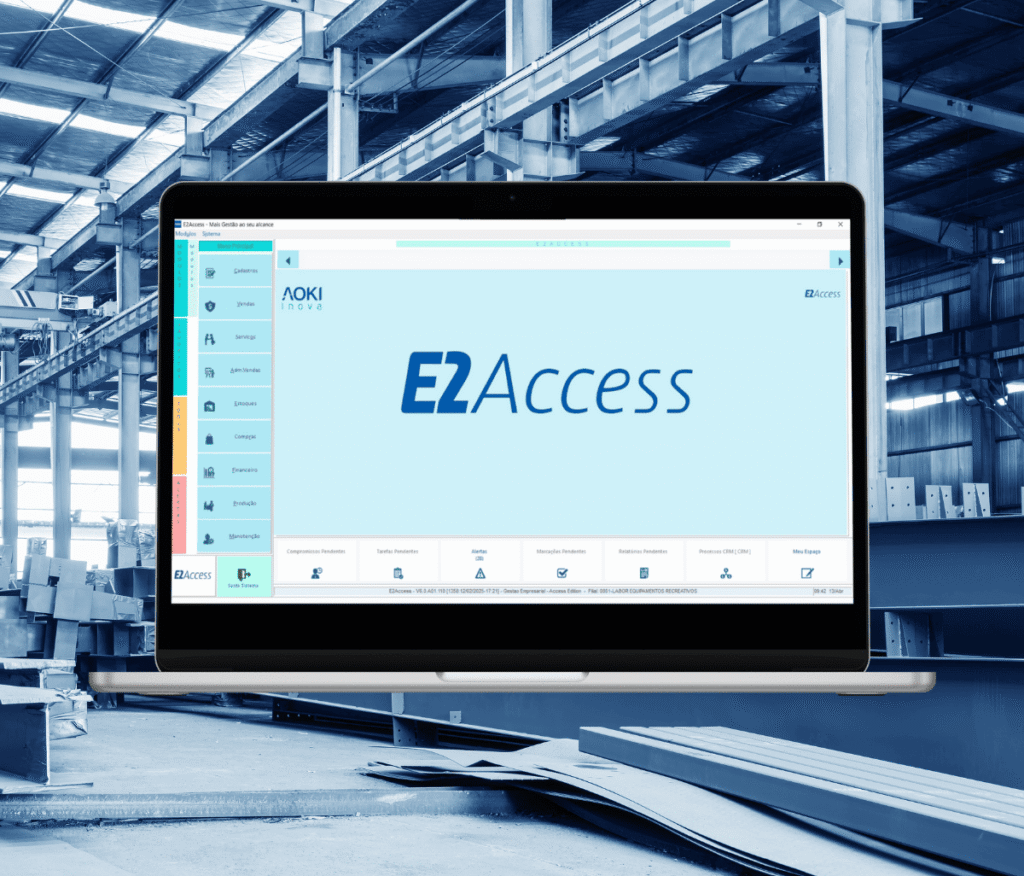 ERP E2Access - Baixo custo de aquisição para indústrias
